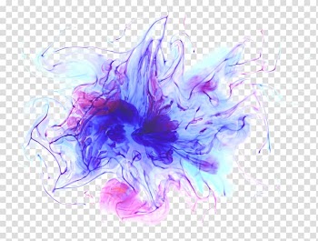 Smoke, smoke, blue, pink, and teal transparent background PNG clipart