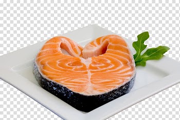 Smoked salmon Seafood Fish , Fresh fish transparent background PNG clipart