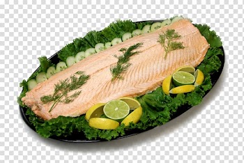 Smoked salmon Sushi Seafood Fish, seafood transparent background PNG clipart
