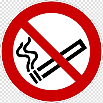 Smoking ban Sign ISO 7010 No symbol, no smoking transparent background PNG clipart