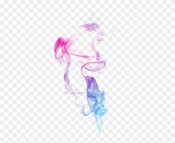 Smoking Clipart Png Tumblr - Colorful Smoke Png