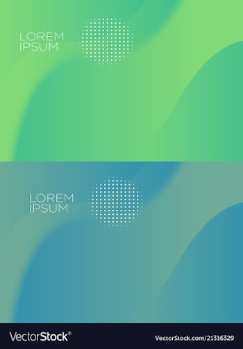 Smooth abstract colorful backgrounds set - eps10 vector image
