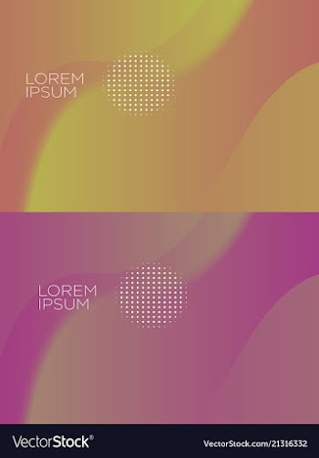 Smooth abstract colorful backgrounds set - eps10 vector image