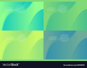 Smooth abstract colorful backgrounds set - eps10 vector image