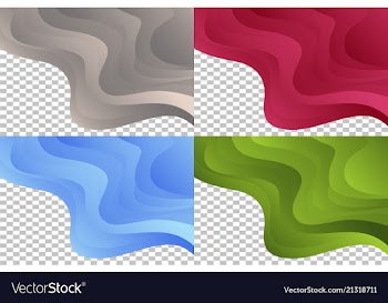 Smooth abstract colorful backgrounds set - eps10 vector image