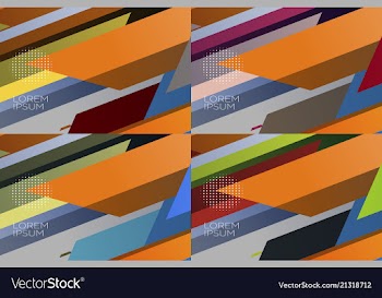 Smooth abstract colorful backgrounds set - eps10 vector image