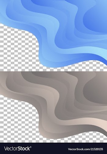 Smooth abstract colorful backgrounds set - eps10 vector image
