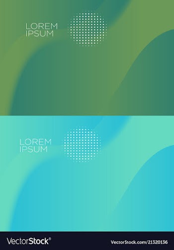 Smooth abstract colorful backgrounds set - eps10 vector image