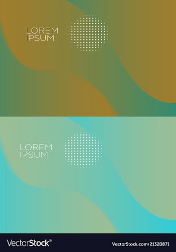 Smooth abstract colorful backgrounds set - eps10 vector image