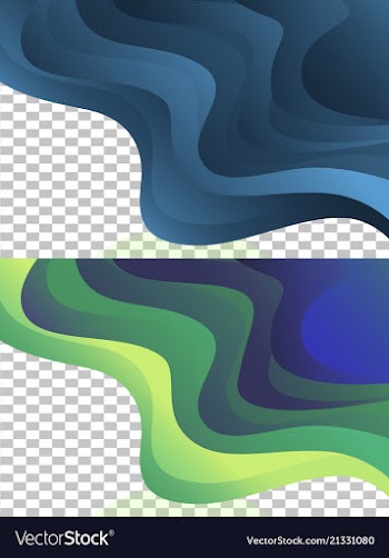 Smooth abstract colorful backgrounds set - eps10 vector image