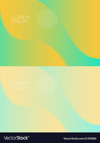 Smooth abstract colorful backgrounds set - eps10 vector image