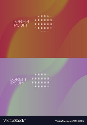 Smooth abstract colorful backgrounds set - eps10 vector image