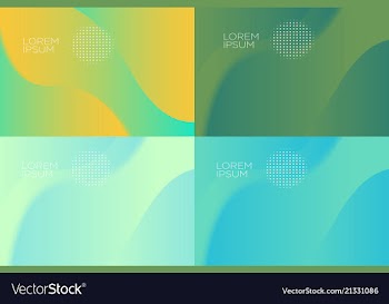 Smooth abstract colorful backgrounds set - eps10 vector image