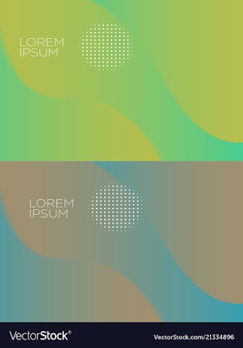Smooth abstract colorful backgrounds set - eps10 vector image