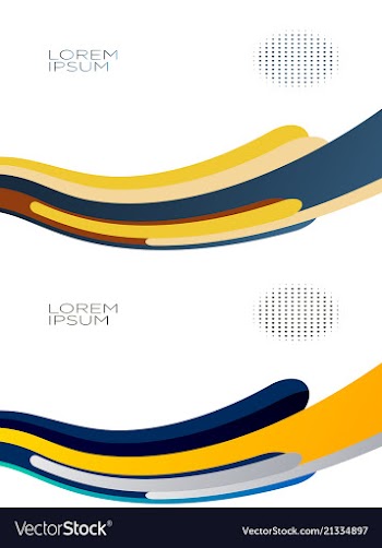 Smooth abstract colorful backgrounds set - eps10 vector image