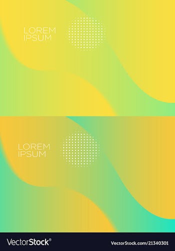 Smooth abstract colorful backgrounds set - eps10 vector image