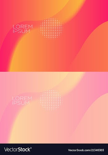 Smooth abstract colorful backgrounds set - eps10 vector image