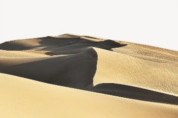 Smooth desert landscape border, nature | Free PSD - rawpixel
