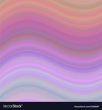 Smooth gradient wave background in pastel tones vector image