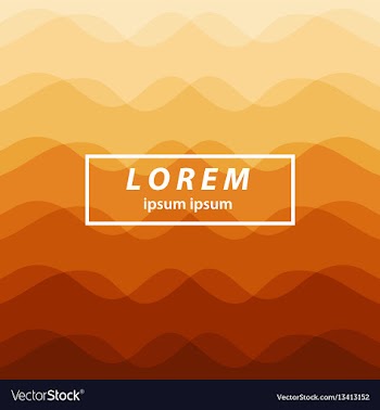 Smooth wavy lines abstract wave background for vector image