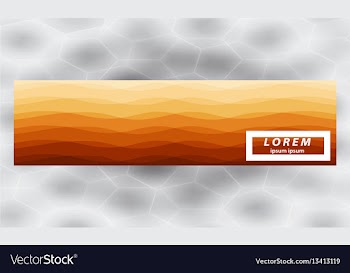 Smooth wavy lines abstract wave banner template vector image