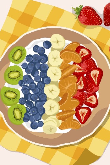 Smoothie bowl breakfast background, realistic | Free Photo Illustration - rawpixel