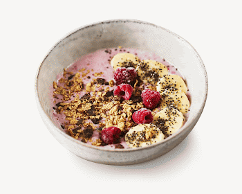 Smoothie bowl collage element psd | Free PSD - rawpixel
