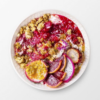 Smoothie bowl on white background, | Free Photo - rawpixel