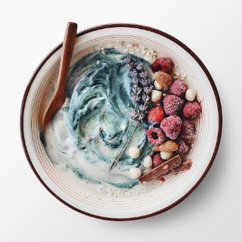 Smoothie bowl on white background, | Free Photo - rawpixel