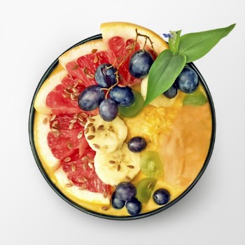Smoothie bowl sticker, healthy food | Free PSD - rawpixel