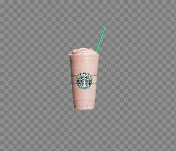 Smoothie Strawberry Milkshake Starbucks Cup PNG Image High Quality