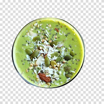 Smoothie Vegetarian cuisine Almond milk Congee, Dried green tea porridge transparent background PNG clipart