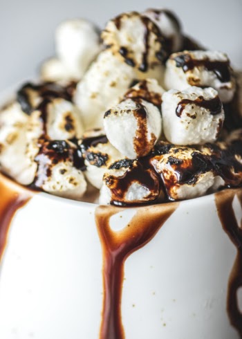 Smores With Chocolate Syrup