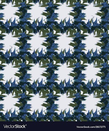 Smudged iris checks seamless pattern vector image