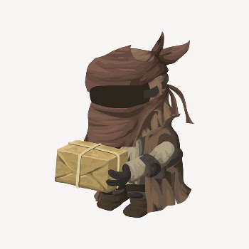 Smuggler character clipart, Glitch game | Free PSD - rawpixel