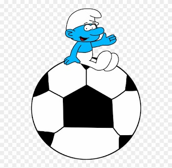 Smurf On Soccer Ball By Marcospower1996 - Comics
