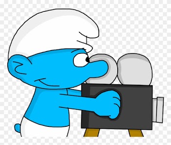 Smurf With A Movie Camera By Marcospower1996 - Smurf Camera