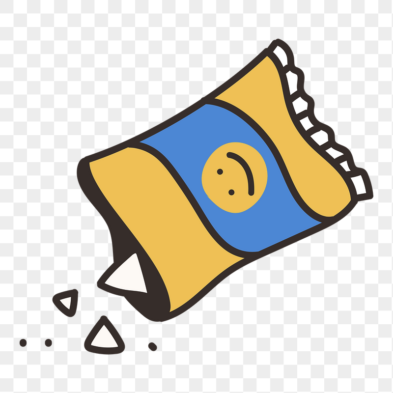 Snack doodle png sticker, transparent | Free PNG - rawpixel