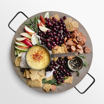 Snack plate sticker, food photography | Free PSD - rawpixel