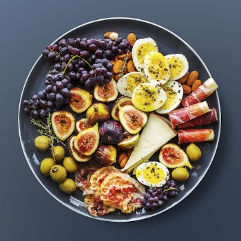 Snack platter on dark blue | Free Photo - rawpixel