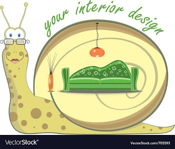 Snail cartoon vector image