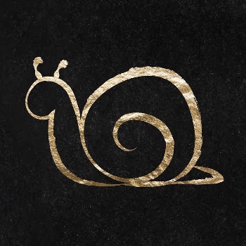 Snail sticker, gold aesthetic illustration | Free Vector Illustration - rawpixel