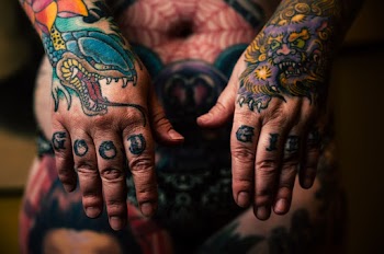 Snake Hand Tattoo