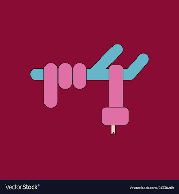 Snake logo design on background snake sign vector image