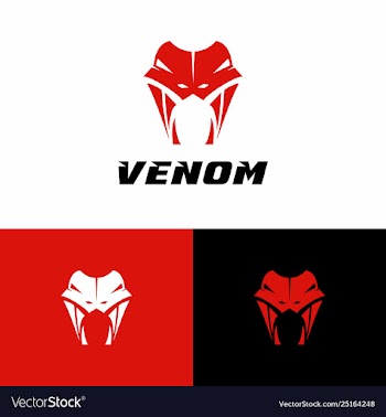 Snake logo silhouette design vector image