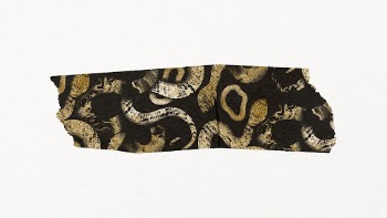 Snake pattern washi tape, aesthetic | Free Photo - rawpixel