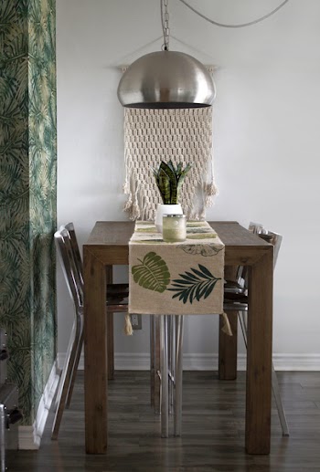 Snake Plant on the Center of the Table