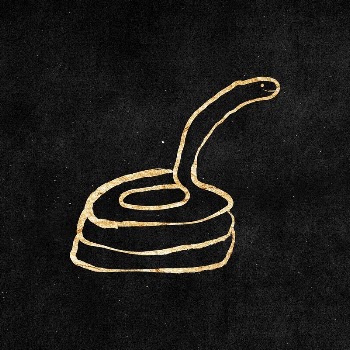 Snake sticker, gold aesthetic doodle | Free PSD Illustration - rawpixel