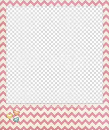 Snap Shots, red and white chevron frame transparent background PNG clipart