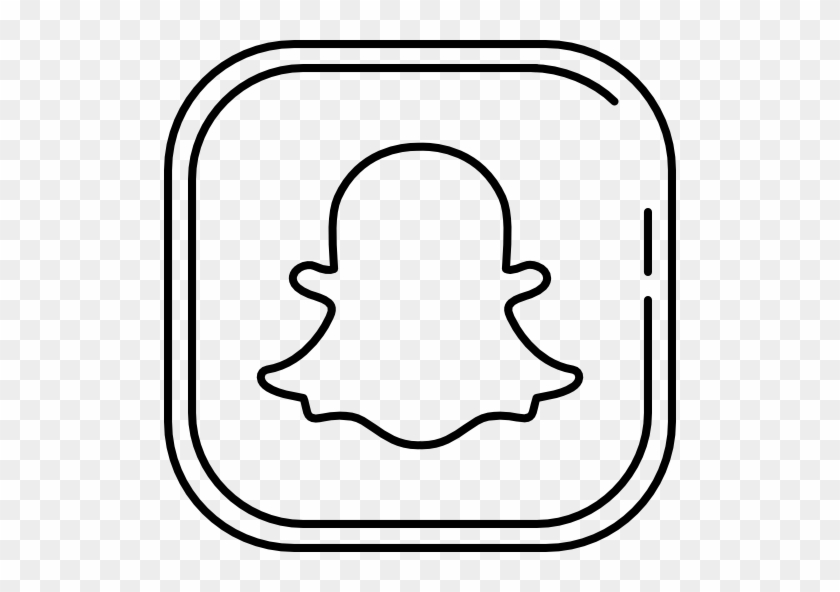 Snapchat Free Vector Icon Designed By Roundicons - Snapchat Ghost White Background